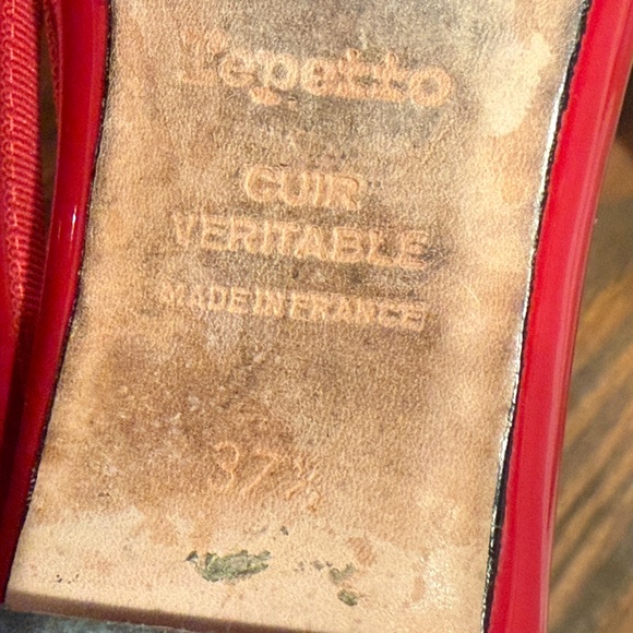 Repetto Patent Red Ballet Flats (Camille) - Picture 6 of 6